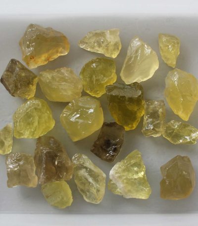 Lemon Quartz Rough 30/50mm A/AA