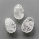 Cracked Crystal Tumble Pendant With Cross Hole 2.5mm 0.8-1.2 inch (2.2-3cm) A