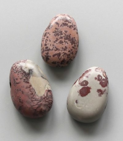 Picture Jasper China Tumble Pendant With Cross Hole 2.5mm 0.8-1.2 inch (2.2-3cm) A